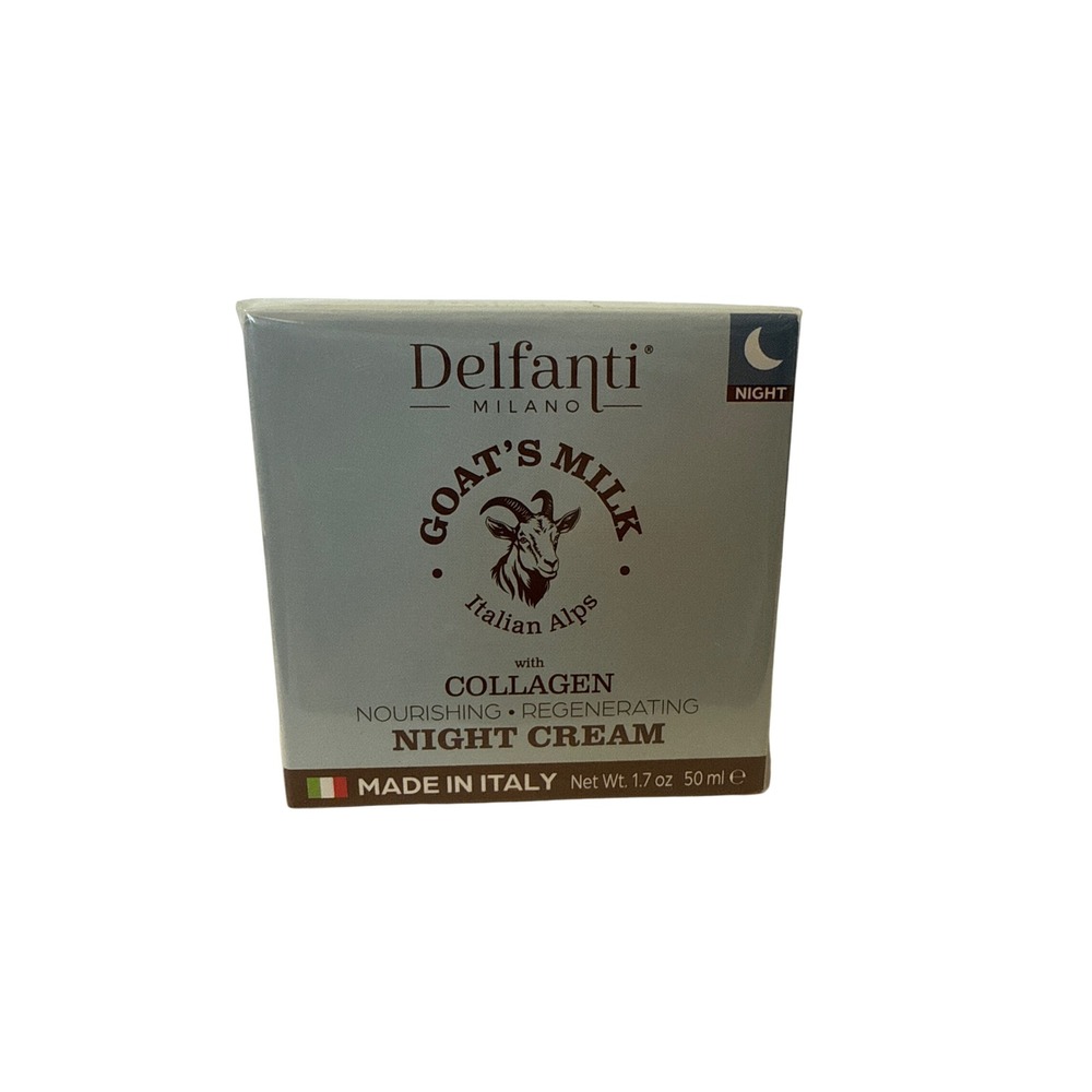 Delfanti Milano Goat's Milk Collagen Nourishing Regenerating Night‎ Cream 1.7oz